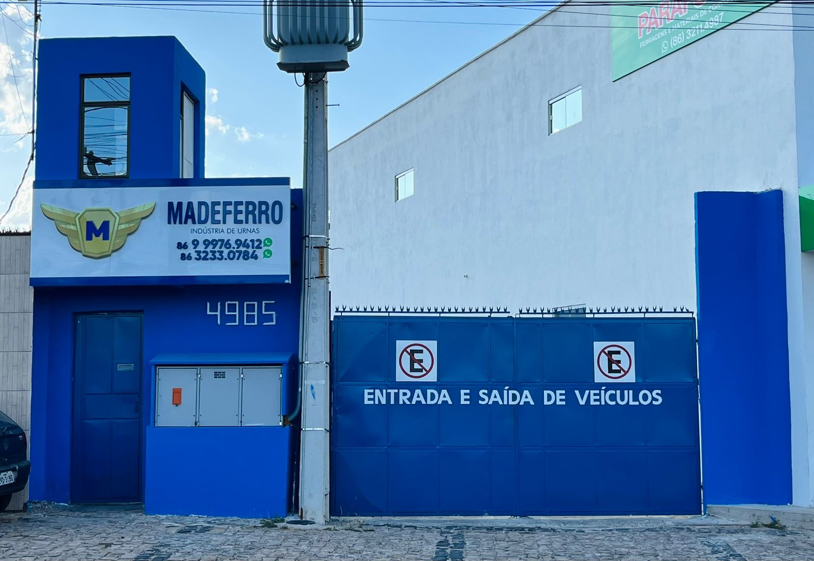 Fachada da Madeferro em Teresina